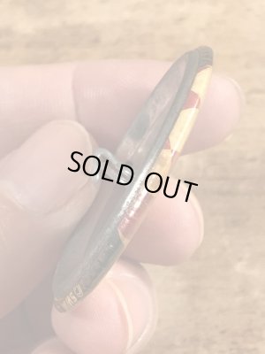 80'sのThe Hardest Part Of Doing Nothing...のメッセージが書かれたヴィンテージの缶バッチ