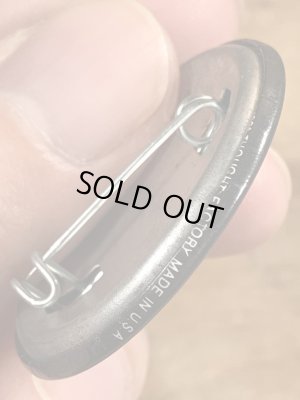 80'sのParty Animalのメッセージが書かれたヴィンテージの缶バッチ