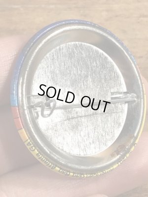 80'sのDon't Stop Now...のメッセージが書かれたヴィンテージの缶バッチ