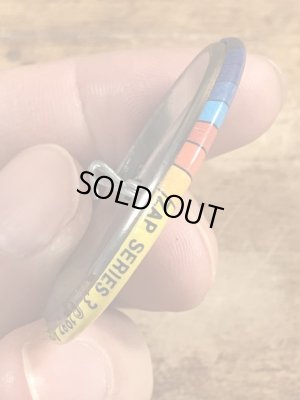 80'sのDon't Stop Now...のメッセージが書かれたヴィンテージの缶バッチ