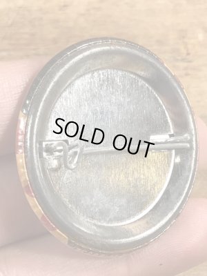 80'sのThe Hardest Part Of Doing Nothing...のメッセージが書かれたヴィンテージの缶バッチ