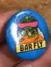 80年代頃のBar Flyのメッセージが書かれたビンテージの缶バッジ