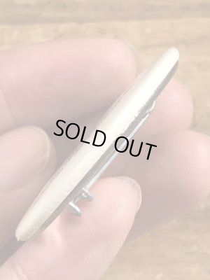 80年代頃のサンドラボイントンのメッセージが書かれたビンテージの缶バッジ