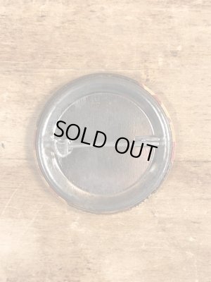 80'sのThe Hardest Part Of Doing Nothing...のメッセージが書かれたヴィンテージの缶バッチ