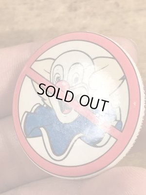 80’sのボゾクラウン禁止が描かれたヴィンテージの缶バッチ