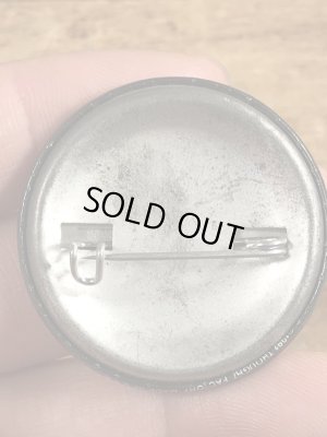 80'sのParty Animalのメッセージが書かれたヴィンテージの缶バッチ