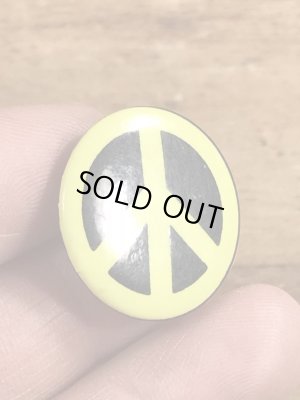 70~80年代頃のピースマークのヴィンテージの缶バッチ