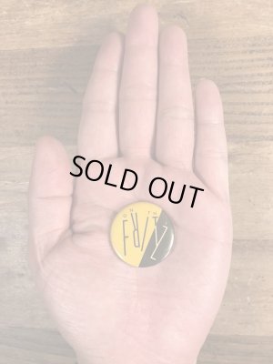 80年代頃のOn The Fritzのメッセージが書かれたヴィンテージの缶バッチ