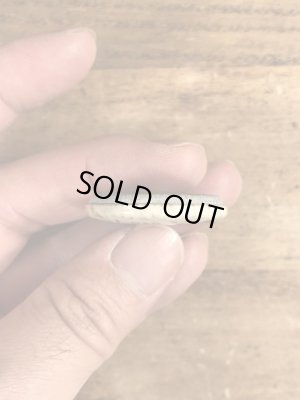 60~70'sのI Had A Computer Date Now I'll Try Peopleのメッセージが書かれたヴィンテージの缶バッチ