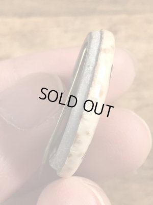 60~70'sのI Had A Computer Date Now I'll Try Peopleのメッセージが書かれたヴィンテージの缶バッチ