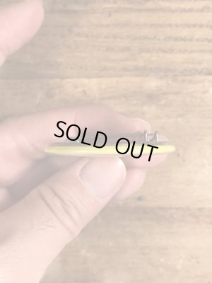 80'sのKeep Smiling...のメッセージが書かれたヴィンテージの缶バッチ