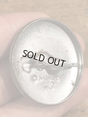 80’sのホールマーク社製のメッセージが書かれたヴィンテージの缶バッチ