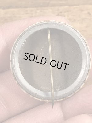 60~70'sのI Had A Computer Date Now I'll Try Peopleのメッセージが書かれたヴィンテージの缶バッチ