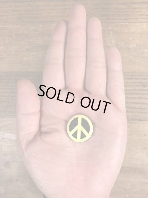 70~80年代頃のピースマークのヴィンテージの缶バッチ