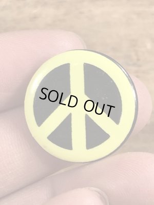 70~80年代頃のピースマークのヴィンテージの缶バッチ