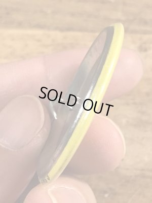 80'sのKeep Smiling...のメッセージが書かれたヴィンテージの缶バッチ