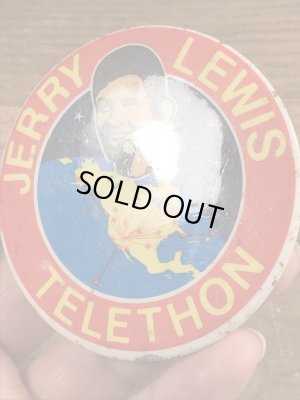 70'sのJerry Lewis Telethonのヴィンテージの缶バッチ