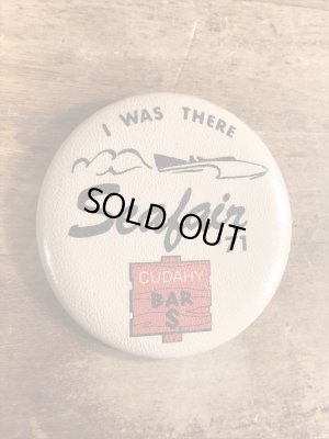 70年代頃のアメリカのシーフェアのビンテージの缶バッジ