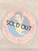 Jerry Lewis Telethon Pinback　ジェリールイス　ビンテージ　缶バッジ　缶バッチ　70年代