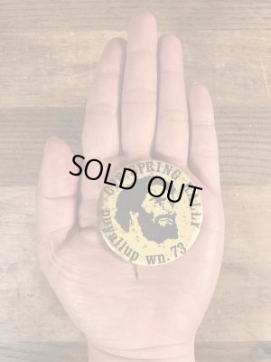 70年代頃のアメリカのキャンプイベントのヴィンテージの缶バッチ