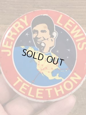 70年代頃のジェリールイスのビンテージの缶バッジ