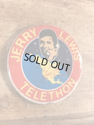 70年代頃のジェリールイスのビンテージの缶バッジ