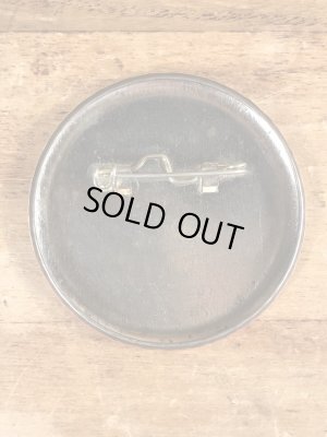 80'sのメッセージが書かれたヴィンテージの缶バッチ