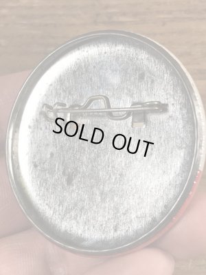 80年代頃のメッセージが書かれたビンテージの缶バッジ