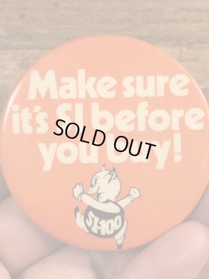 70年代頃のメッセージが書かれたヴィンテージの缶バッチ