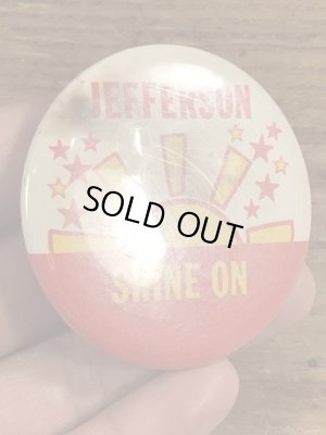 80年代頃のメッセージが書かれたビンテージの缶バッジ