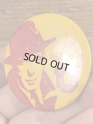 70~80’sの映画カサブランカのヴィンテージの缶バッチ