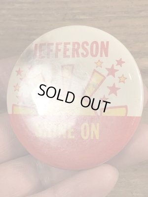 80'sのメッセージが書かれたヴィンテージの缶バッチ