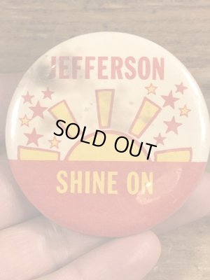 80年代頃のメッセージが書かれたビンテージの缶バッジ