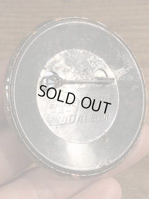 80’sのLaurel & Hardyのヴィンテージの缶バッチ