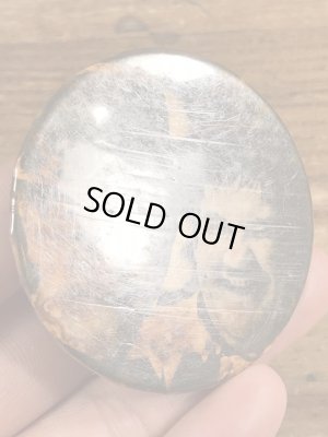 80年代頃のローレル&ハーディのビンテージの缶バッジ