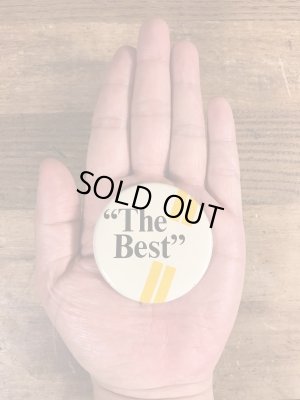 70’sのThe Bestのメッセージが書かれたヴィンテージの缶バッチ