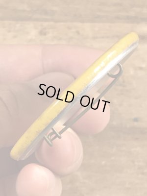 70年代頃のメッセージが書かれたビンテージの缶バッジ