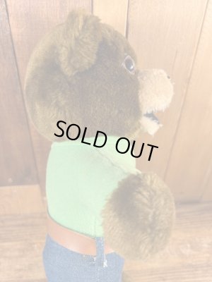 70年代のヴィンテージのスモーキーザベアのプラッシュドール