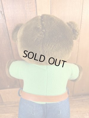 70年代のヴィンテージのスモーキーザベアのプラッシュドール