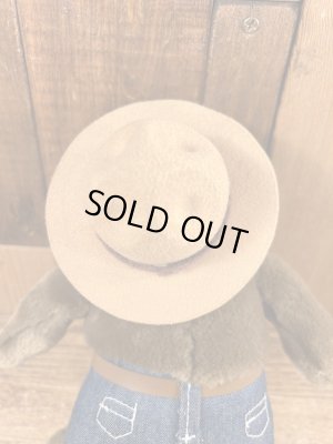 90年代頃のスモーキーベアのビンテージのぬいぐるみ