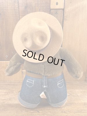 ビンテージのスモーキーベアのぬいぐるみ