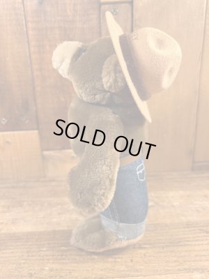 ビンテージのスモーキーベアのぬいぐるみ