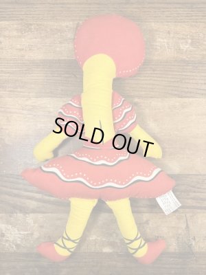 70年代のチキータバナナのヴィンテージのぬいぐるみ