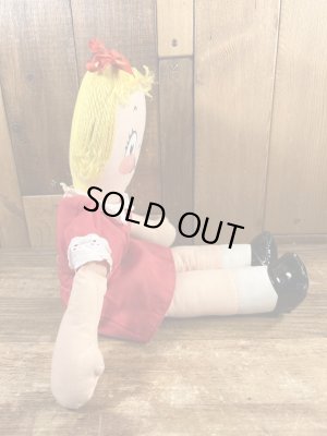 70年代のキャンベルキッズのビンテージのクロスドール