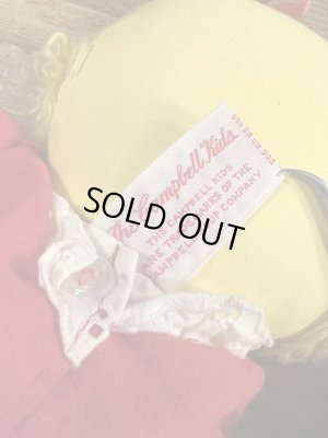 70年代のキャンベルキッズのビンテージのクロスドール