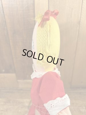 70年代のキャンベルキッズのビンテージのクロスドール