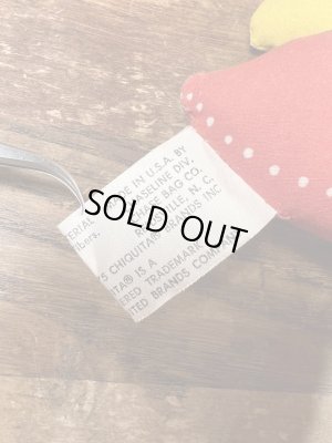 70年代のチキータバナナのヴィンテージのぬいぐるみ