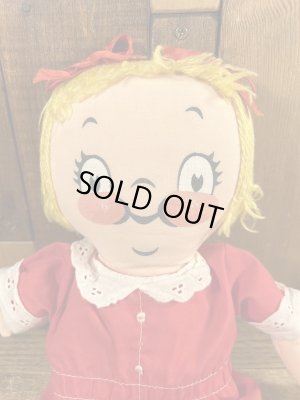 70年代のキャンベルキッズのビンテージのクロスドール