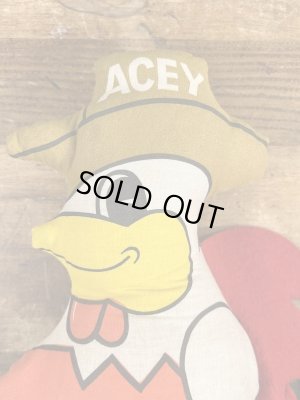 アドバタイジングキャラクターのエーシーバードのビンテージのピロードール