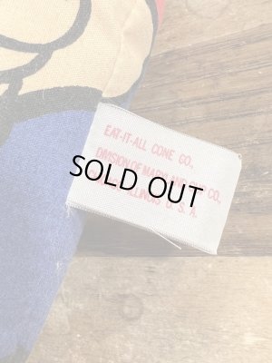 Eat-It-Allの企業キャラクターのビンテージのピロードール